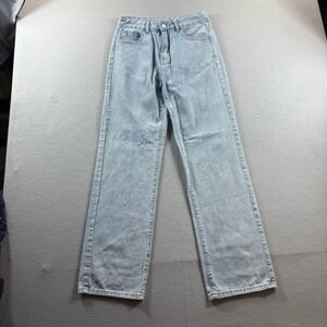 NVFelix Jeans Women Small Light Blue High Rise Straight Leg Denim Pants 27x29